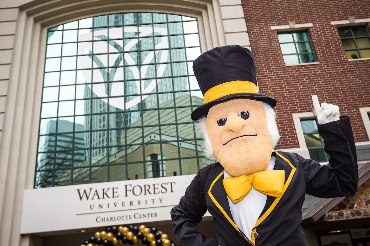 Demon Deacon at the Charlotte Center