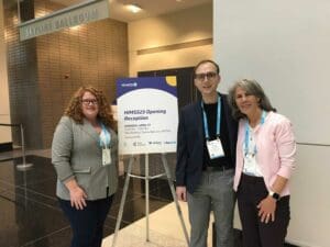 SPS faculty and students at HIMSS