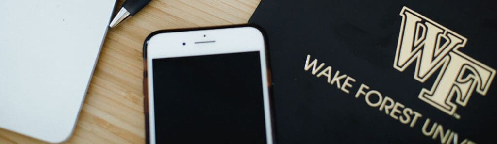 Background with phone and desk accessories